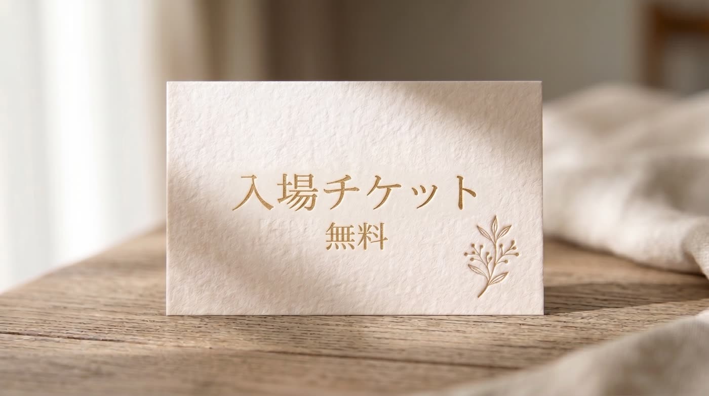 入場チケット（無料）